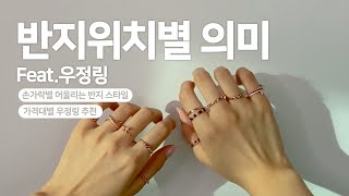 우정링 어디에 끼는게 좋을까? 반지위치별 의미와 손가락별 어울리는 반지스타일 추천 - Youtube