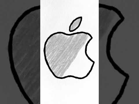 How to Draw Apple Logo on iPhone 15 Mac Studio Ultra in 1 Minute| Step by Step Tutorial for Beginner